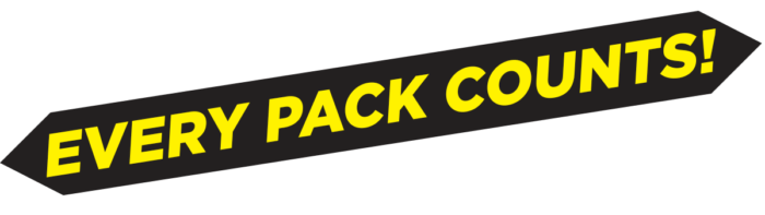 Every pack counts